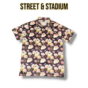 Men's XL GOLF GODS Midnight Rose Tech-Performance Golf Polo